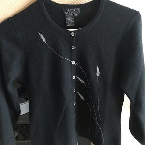 BCBG black button up blouse